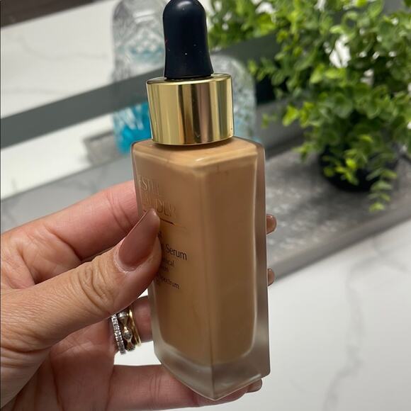 Estee Lauder Tan Foundation Long-Wearing Makeup 4n2 Spiced Sand - Picture 4 of 4